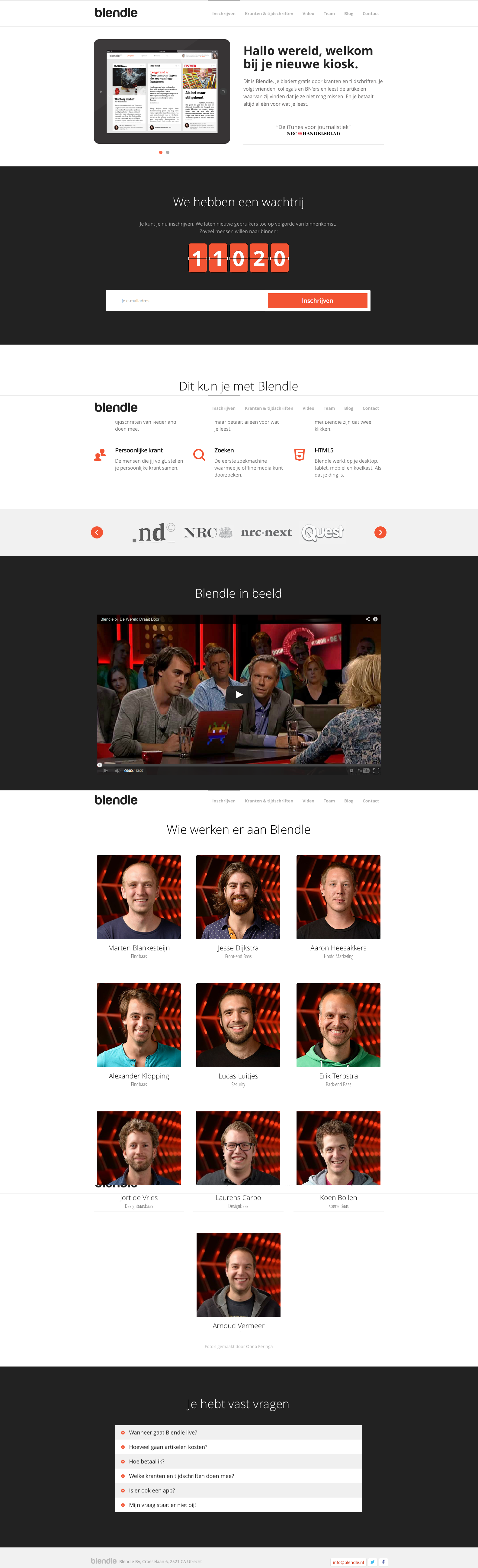 20131202 Blendle team